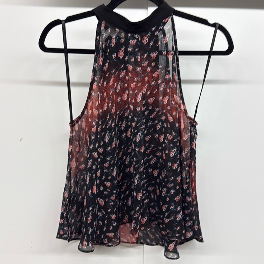 BCBG Gen Floral Blouse